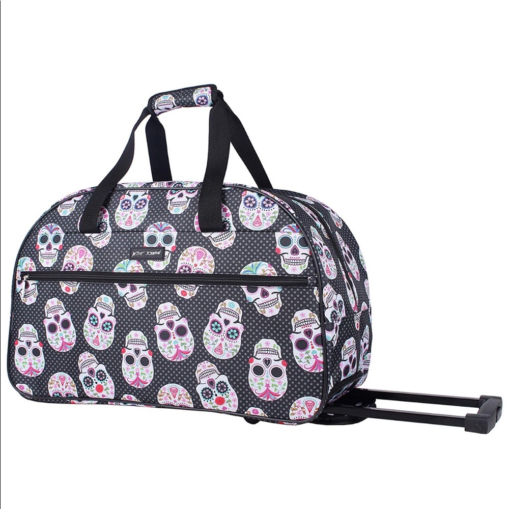 Betsey Johnson Skull party Luggage